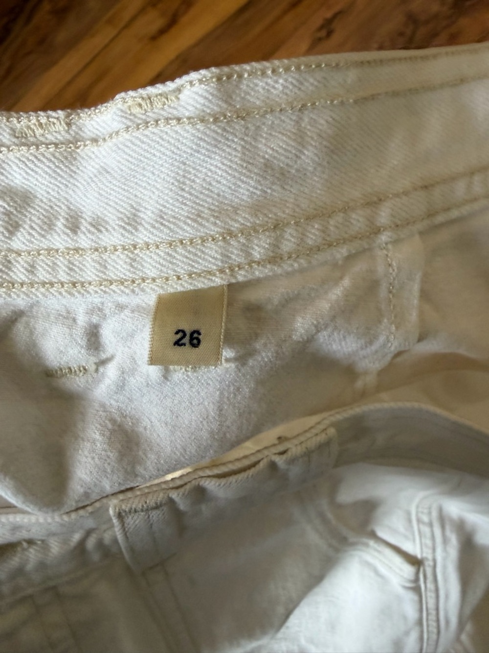 Citizens Of Humanity Eva Utility Crop white Denim - Picture 7 of 12